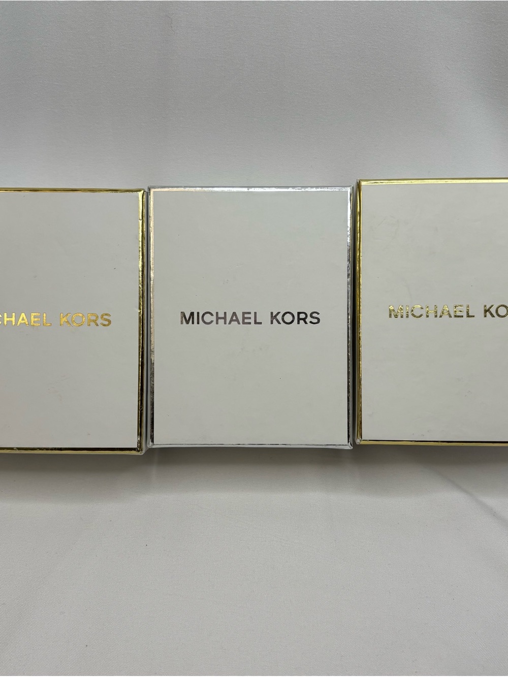 Michael Kors Metallic Silver Mini Tote Key charm - Picture 4 of 4
